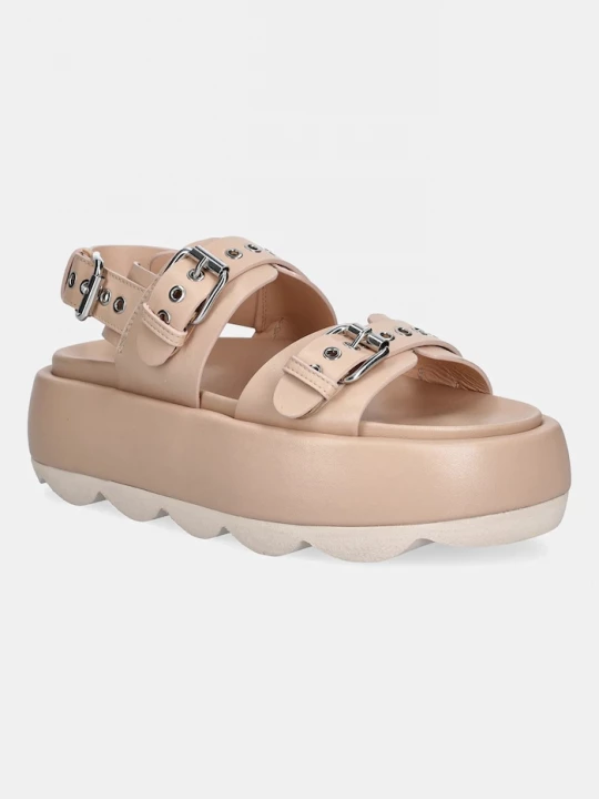 Obrázek produktu AGL Kožené sandály AGL Gwendoline Sporty béžová