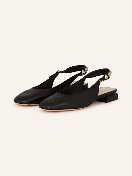 Obrázek produktu Agl Slingpumps S Otevřenou Patou Angi S Nýty černá