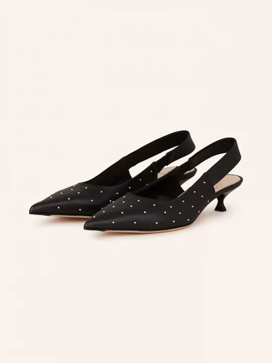 Obrázek produktu Agl Slingpumps S Otevřenou Patou Lenor černá / zlatá