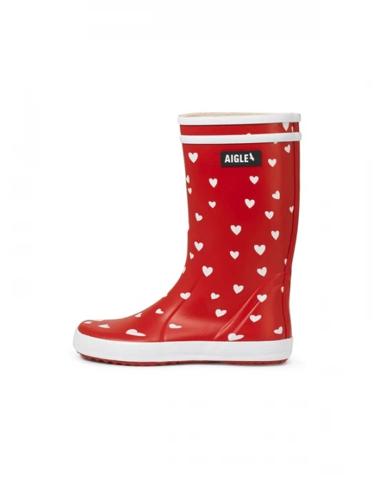 Obrázek produktu AIGLE Kozačky 'Lolly Pop Play Unisex' červená / černá / bílá