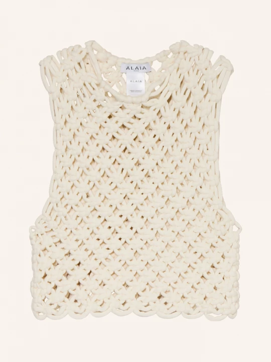 Obrázek produktu Alaïa Cropped Top režná ALAÏA