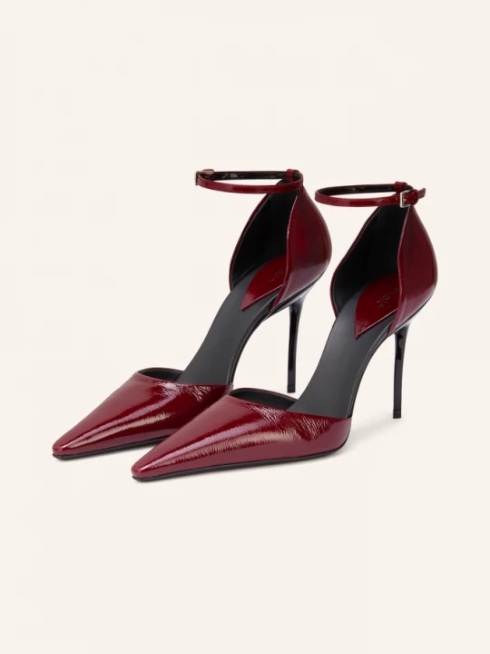 Obrázek produktu Alaïa Lakované Lodičky D'orsay tmavě červená ALAÏA