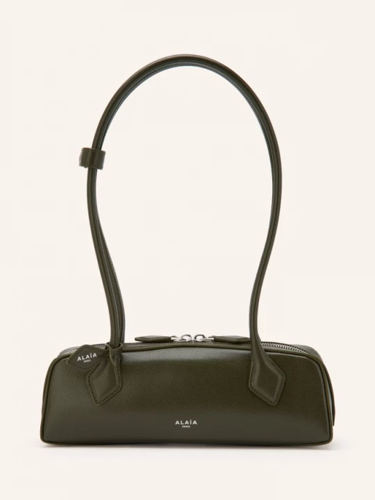 Obrázek produktu Alaïa Taška Přes Rameno Le Teckel Small olivová / stříbrná