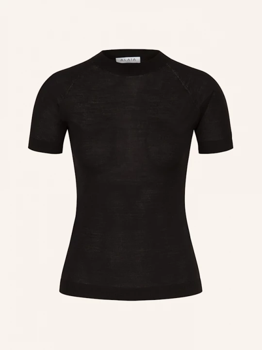 Obrázek produktu Alaïa Úpletové Tričko černá ALAÏA