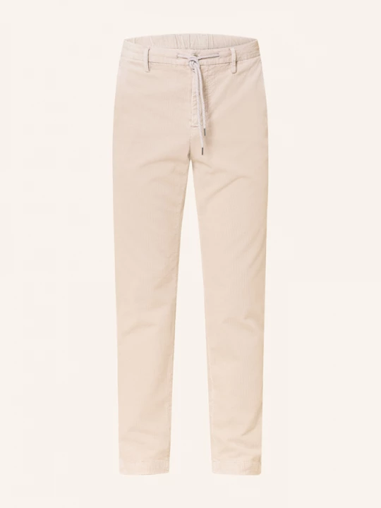 Obrázek produktu Alberto Manšestrové Kalhoty Jump V Joggingovém Stylu Slim Fit béžová