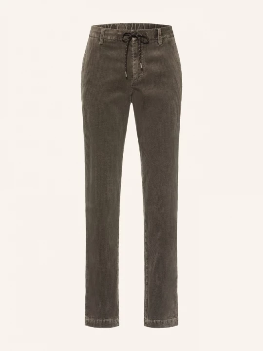 Obrázek produktu Alberto Manšestrové Kalhoty Jump V Joggingovém Stylu Slim Fit zelená