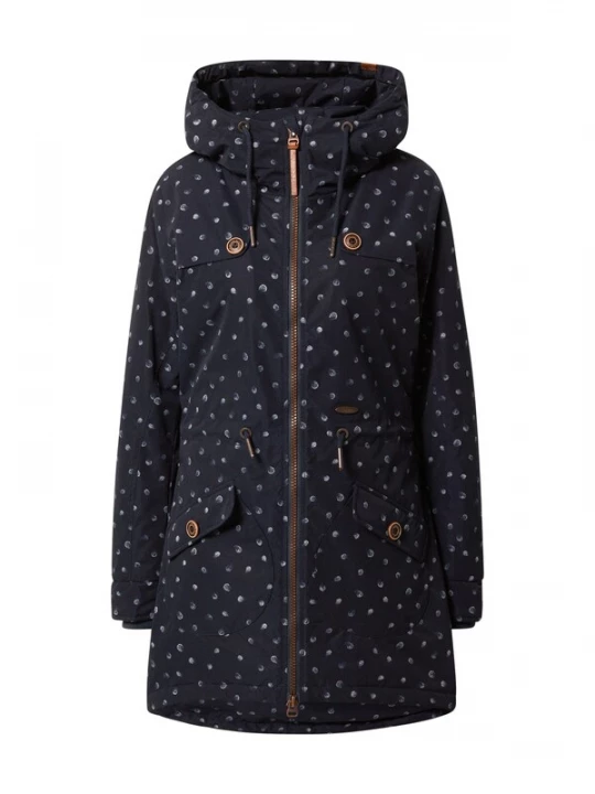Obrázek produktu alife & kickin Přechodová parka 'CharlotteAK'  marine modrá / bílá