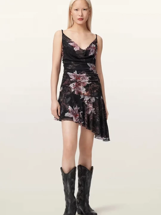 Obrázek produktu AllSaints asymetrické šaty BEA černá