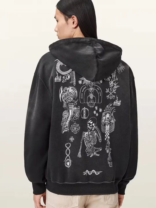 Obrázek produktu AllSaints Bavlněná mikina AllSaints TERRA černá
