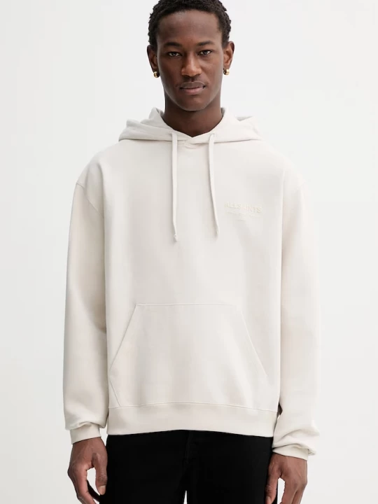 Obrázek produktu AllSaints Bavlněná mikina AllSaints XANDER béžová