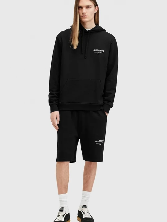 Obrázek produktu AllSaints Bavlněné šortky AllSaints UNDRGRND SWEATSHORT černá