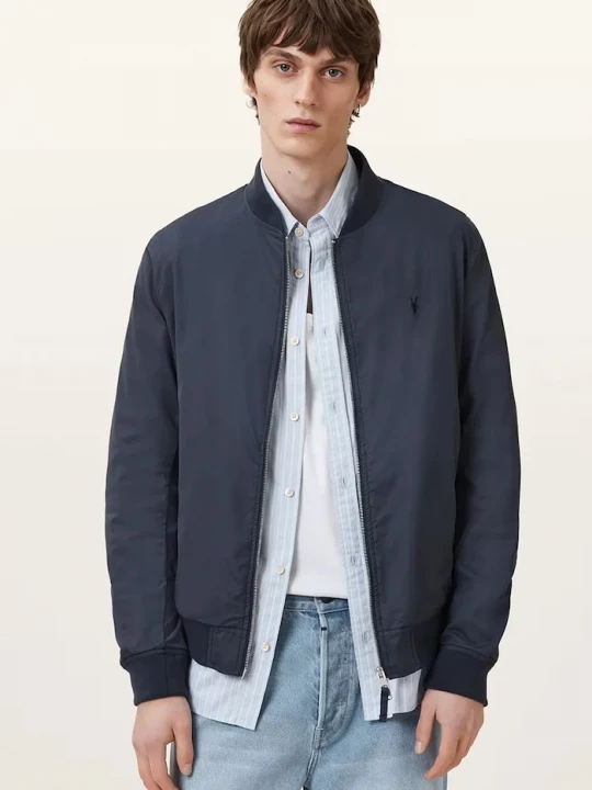 Obrázek produktu AllSaints Bomber bunda AllSaints námořnická modř