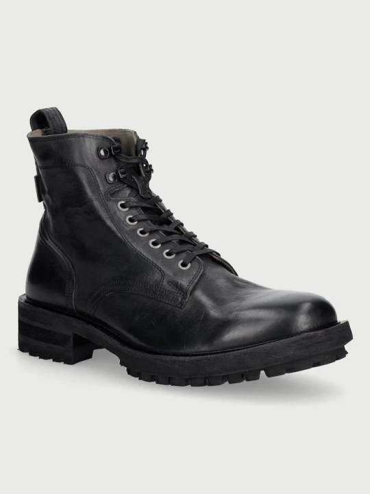 Obrázek produktu AllSaints boty pánské kožené Gleeson Lace Boot černá