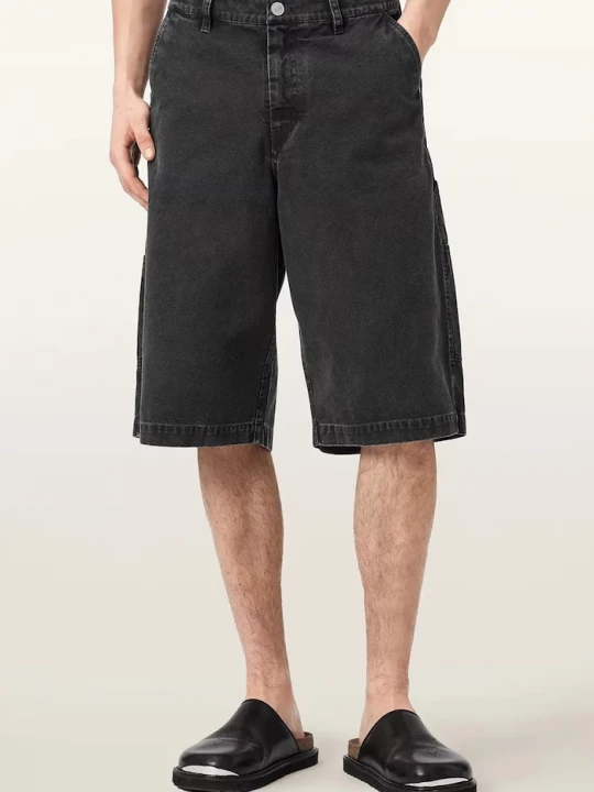 Obrázek produktu AllSaints cargo šortky pánské bavlněné JACKSON černá
