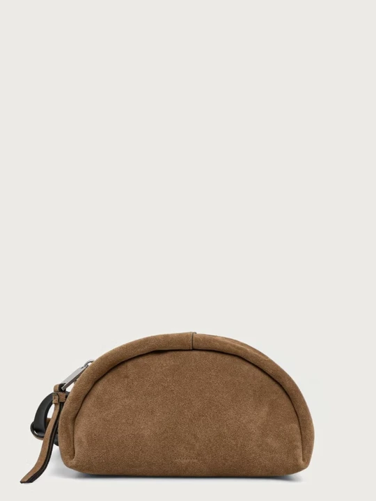 Obrázek produktu AllSaints crossbody kabelka dámská semišová ROSALIE béžová