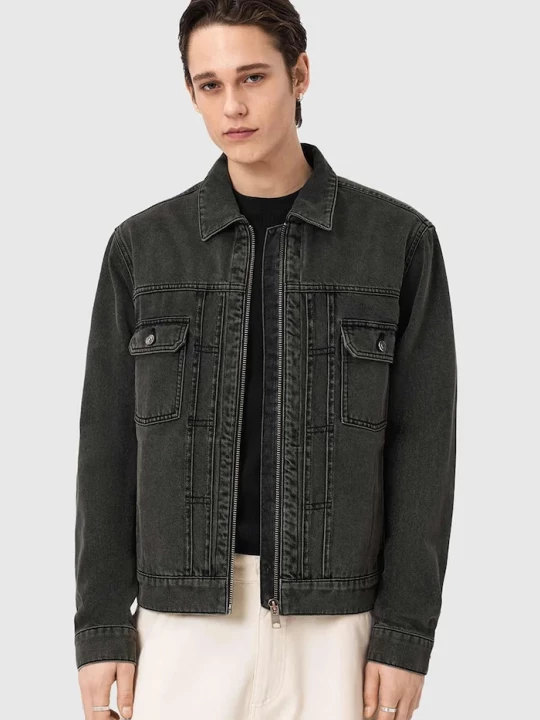 Obrázek produktu AllSaints Džínová bunda AllSaints BRIGHTMORE černá