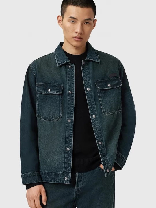 Obrázek produktu AllSaints Džínová bunda AllSaints CASTLEFORD námořnická modř