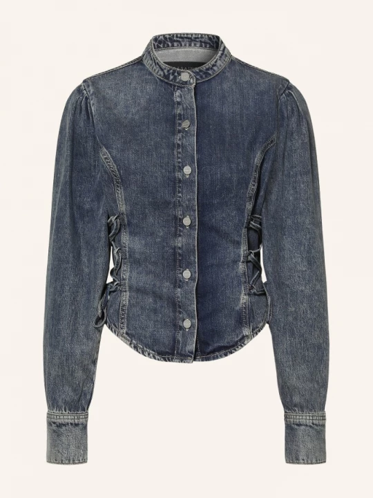 Obrázek produktu Allsaints Džínová Halenka Evanna tmavě modrá