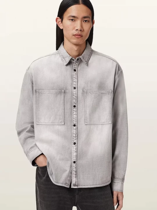 Obrázek produktu AllSaints Džínová košile AllSaints AL šedá
