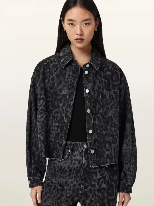Obrázek produktu AllSaints Džínová košile AllSaints NICKY černá