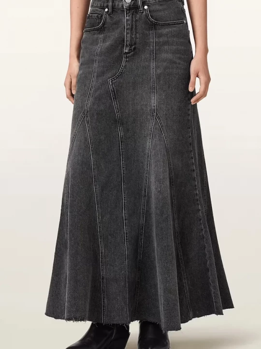 Obrázek produktu AllSaints Džínová sukně ALMA černá