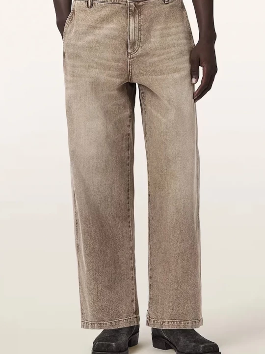 Obrázek produktu AllSaints džíny barrel pánské RAAFI hnědá