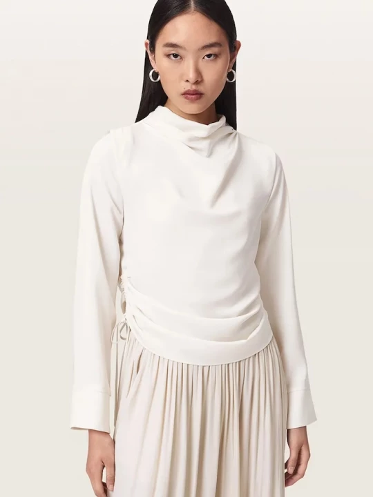 Obrázek produktu AllSaints halenka dámská LESLIE béžová