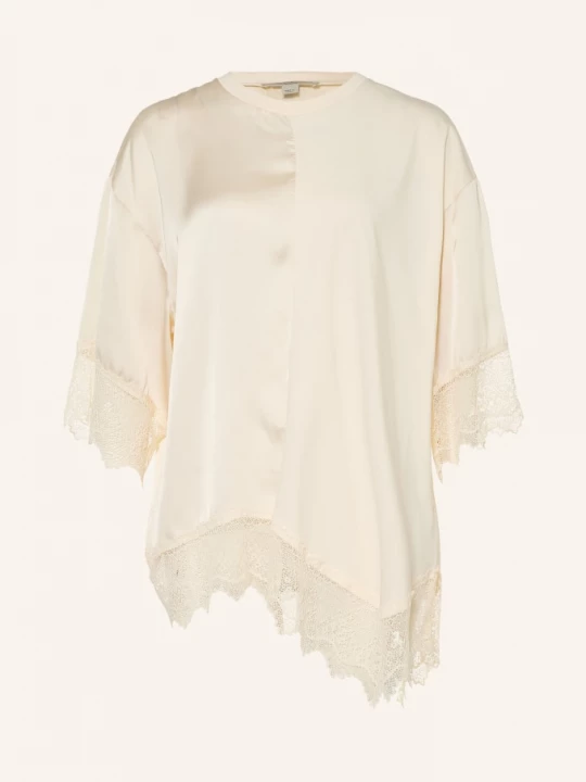 Obrázek produktu Allsaints Halenka Lenny Ze Směsi Materiálů krémová