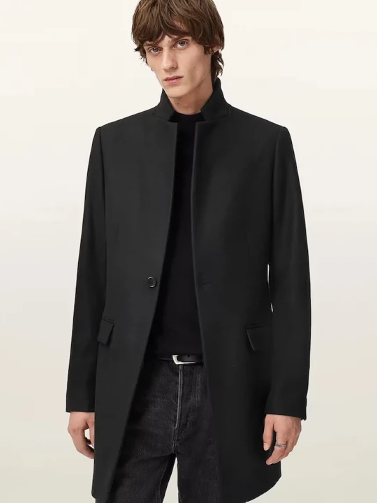 Obrázek produktu AllSaints Kabát s příměsí vlny AllSaints černá