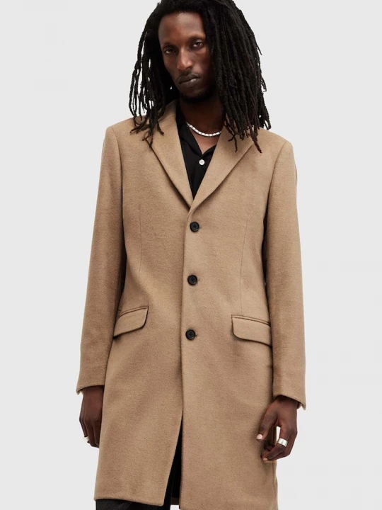 Obrázek produktu AllSaints Kabát s příměsí vlny HAL COAT béžová
