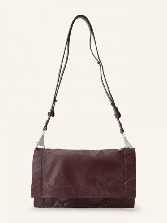 Obrázek produktu Allsaints Kabelka Přes Rameno Lutece Small tmavě červená / stříbrná