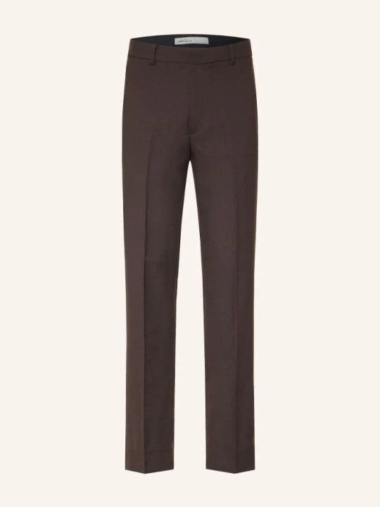 Obrázek produktu Allsaints Kalhoty Blunt Tailored Fit tmavě hnědá