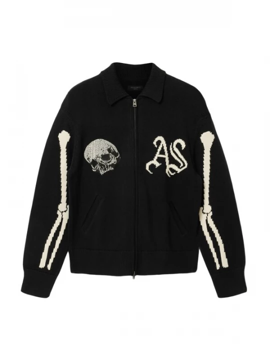 Obrázek produktu AllSaints Kardigan 'ADRIAN' černá / offwhite