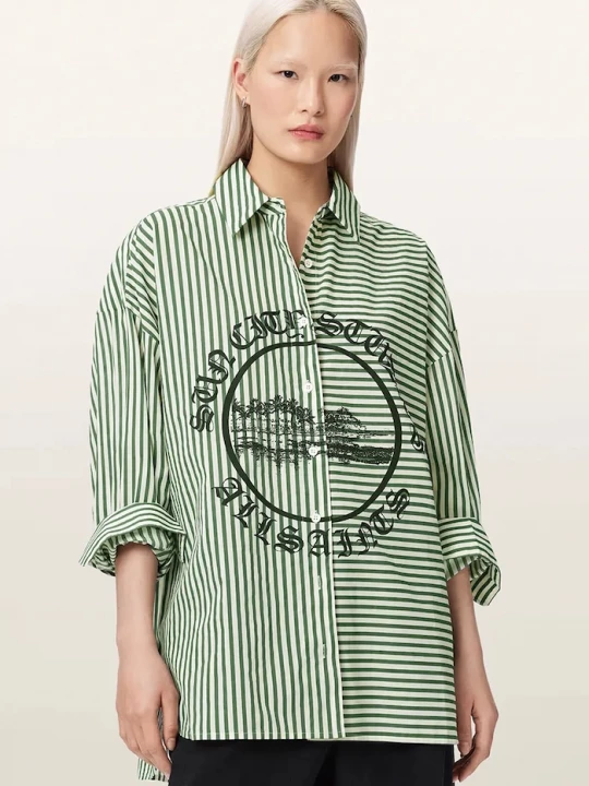 Obrázek produktu AllSaints košile dámská ADRIANNE zelená