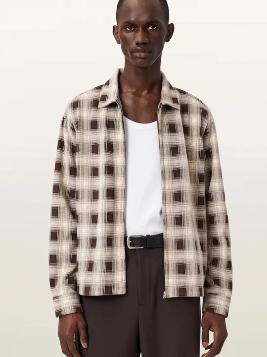 Obrázek produktu AllSaints košile pánská KRATER LS SHIRT béžová