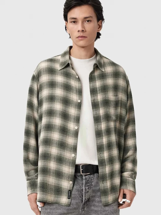 Obrázek produktu AllSaints košile pánská LUMLEY zelená