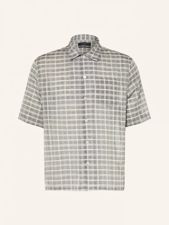 Obrázek produktu Allsaints Košile S Krátkým Rukávem Sandy Comfort Fit šedá / bílá
