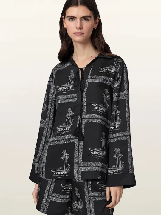 Obrázek produktu AllSaints košilová halenka dámská LETTIE černá