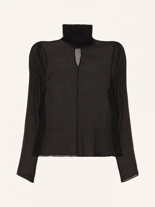 Obrázek produktu Allsaints Košilová Halenka Kumi Z Hedvábí černá