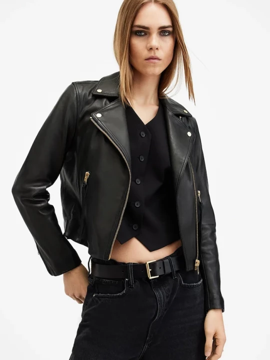 Obrázek produktu AllSaints Kožená bunda AllSaints DALBY černá