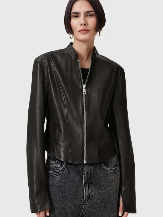 Obrázek produktu AllSaints Kožená bunda SADLER černá