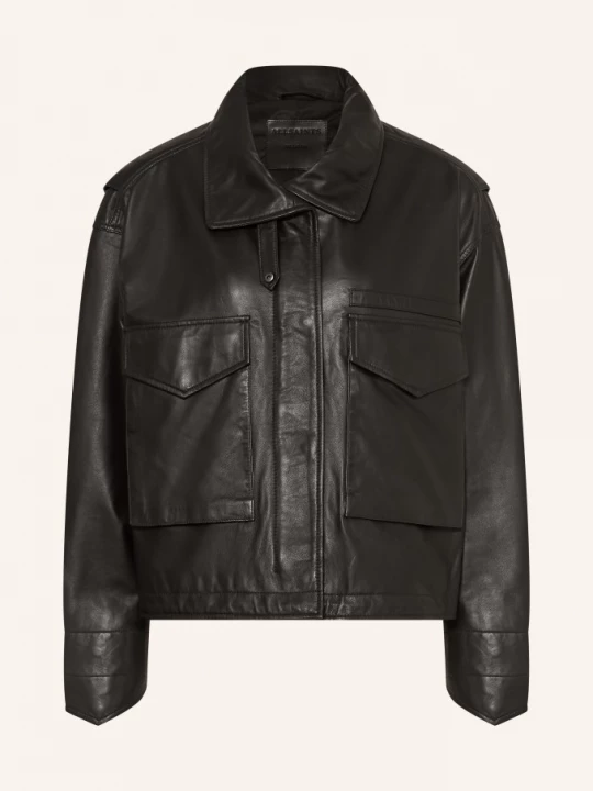 Obrázek produktu Allsaints Kožená Bunda Clay černá