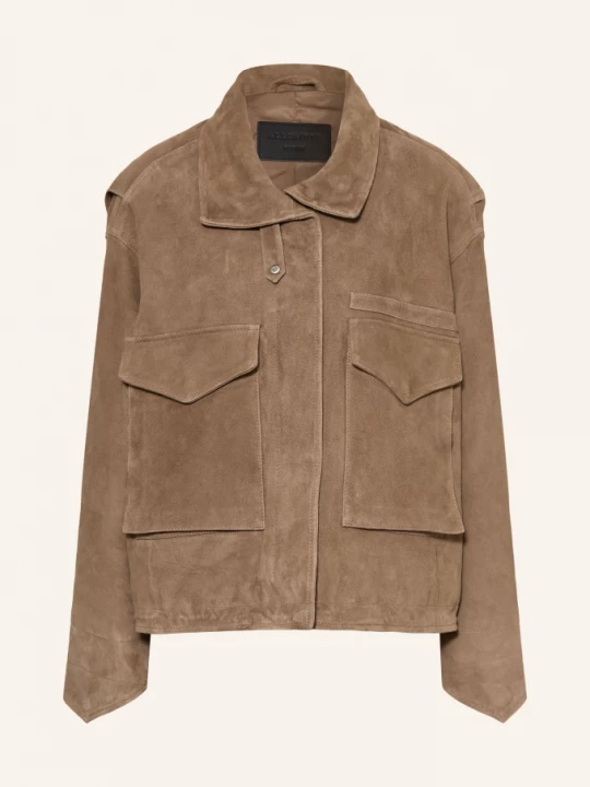 Obrázek produktu Allsaints Kožená Bunda Clay hnědá
