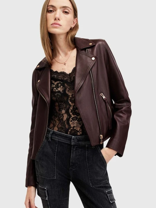 Obrázek produktu AllSaints Kožená bunda DALBY BIKER