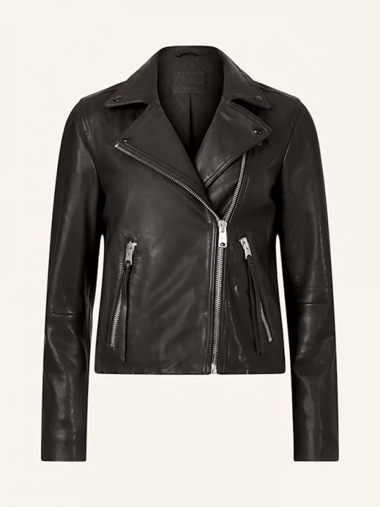 Obrázek produktu Allsaints Kožená Bunda Dalby černá