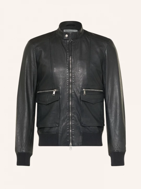 Obrázek produktu Allsaints Kožená Bunda Hiro černá