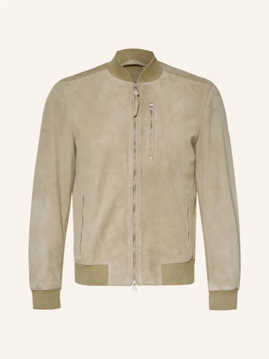 Obrázek produktu Allsaints Kožená Bunda Kemble světle hnědá