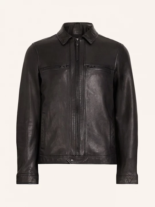 Obrázek produktu Allsaints Kožená Bunda Luck černá