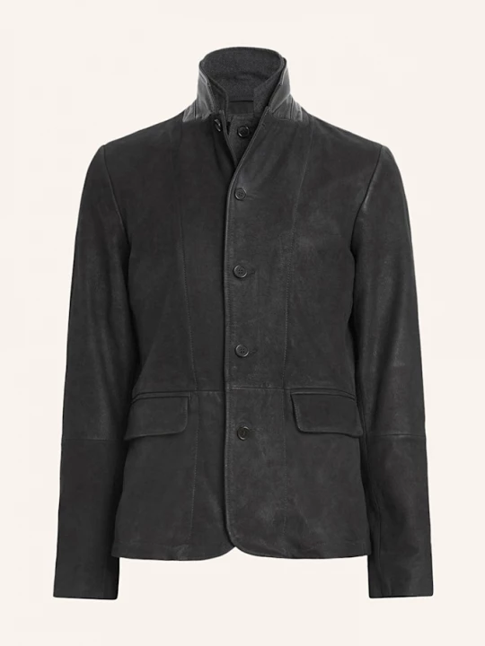 Obrázek produktu Allsaints Kožená Bunda Survey černá