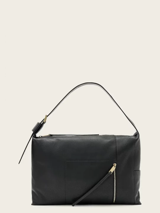 Obrázek produktu AllSaints Kožená kabelka AllSaints ALBA černá